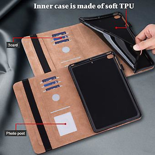 Nahkainen kotelo Xiaomi Pad 5 / Pad 5 Pro:lle (Sininen)