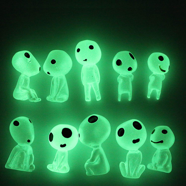 Trädälvor Fairy 20 st Luminous Ghost Mikrolandskapstillbehör