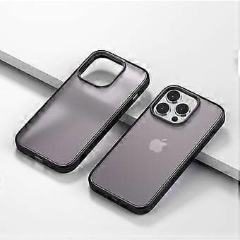 Phantom-sarja iPhone 13 Pro:n läpinäkyvä matta TPU+PC ohut suojakotelo (tyyli E)