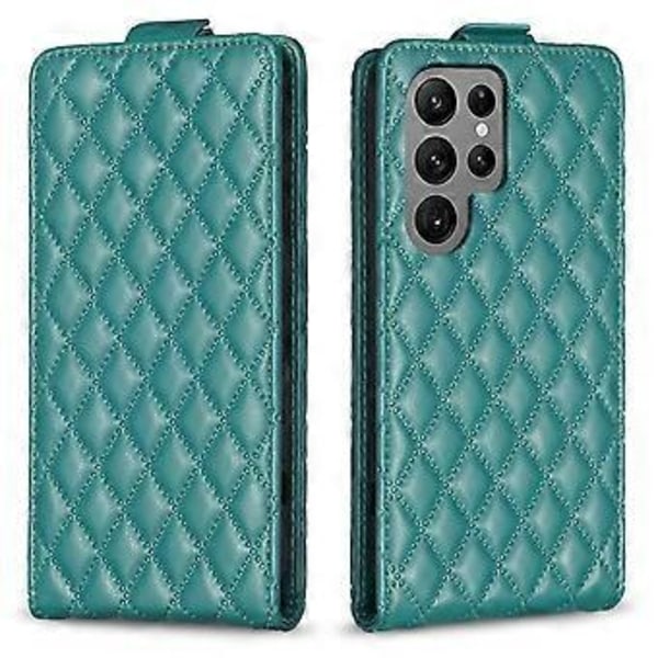 BF30 Etui til Samsung Galaxy S23 Ultra Vertikal Flip Stativ Kort Slots Præget Læder Telefon Cover (Style C)