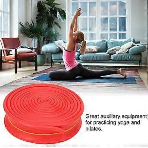 2,5 m/8,2 fot Längd 4 cm/1,57 tum Bredd Elastiskt Spännband Stretchresistent Bälte Fitness för Kvinnor Flickor Yoga
