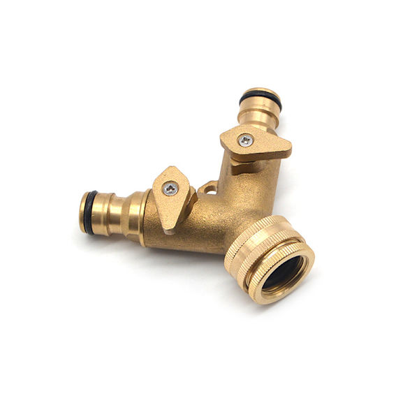 Toolbank messinkinen sprinklerin kaksoishanaliitin
