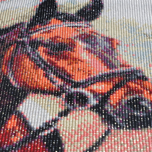 5D Diamantmålningssats 30x40cm DIY Färgglad Häst Diamantkonst