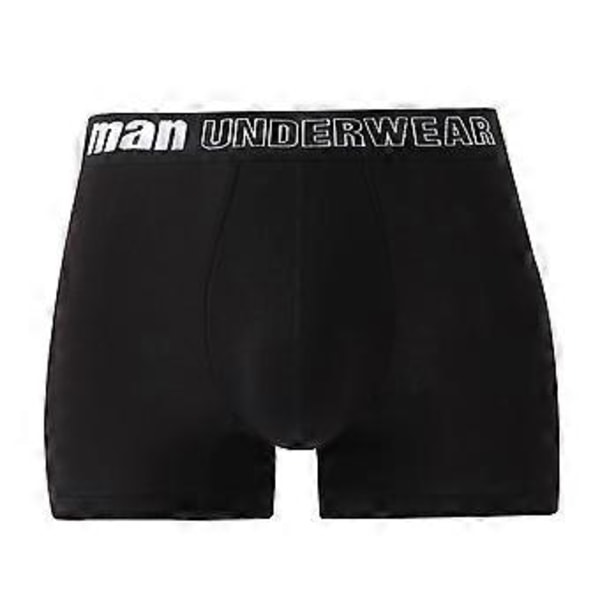 Herre Undertøj Store Boxershorts Trusser Stor Størrelse Mode Underbukser M L XL 2XL 3XL 4XL 5XL 6XL 7XL (4XL sort)