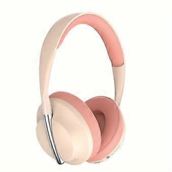 Hjälmmonterat Bluetooth-headset trådlöst musikheadset heltäckande tredimensionella hörselkåpor infällbara (orange pulver)
