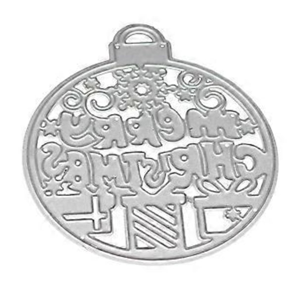 Julhjort Siffror Metall Skärformar Schablon Scrapbooking DIY Album Stämpel Papper Kort Prägling Dekoration Hantverk