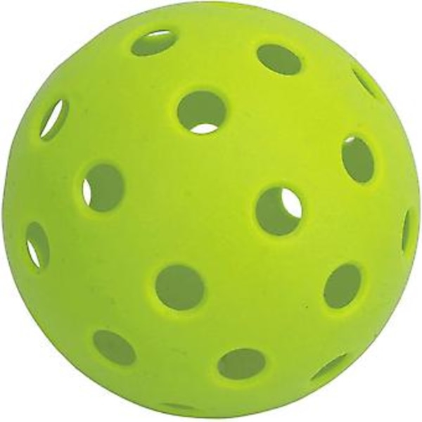 PE Pickleballsett, 12 stk 40 Huller Utendørs Hullballer Stabil Flygende Lett for Slåing Kastingstrening