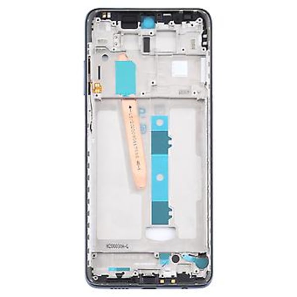Etukuori LCD-kehyksen Bez-levy Xiaomi Poco X3:lle (Musta)