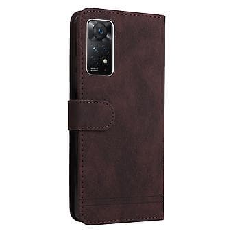Læderetui til Xiaomi Redmi Note 11 Pro 4G (Brun)