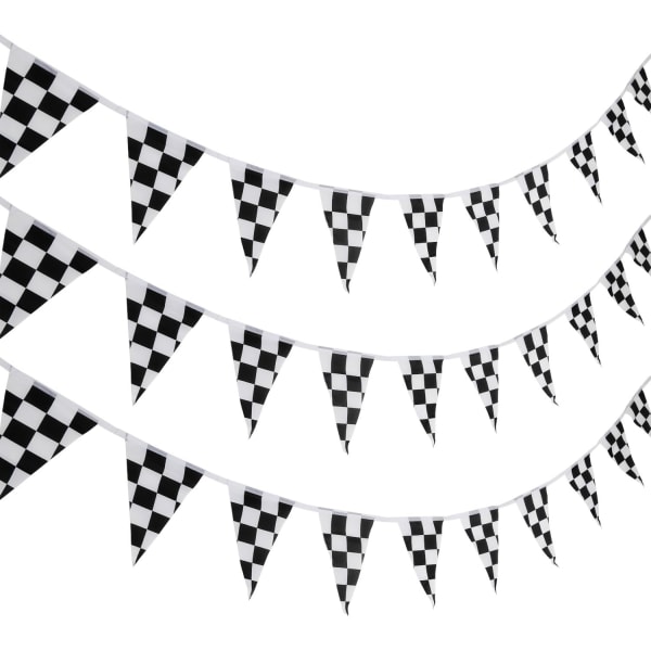 10 Meters Checkerboard Banner Racing Flag Party Flag Banner Prop