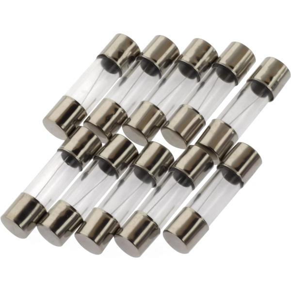 10 stk. glassikring 0,8A (800mA) 5x20mm 250V