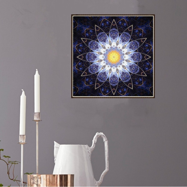 30 x 40 cm ,Fleurs de Datura Diamond painting Broderie Diamant