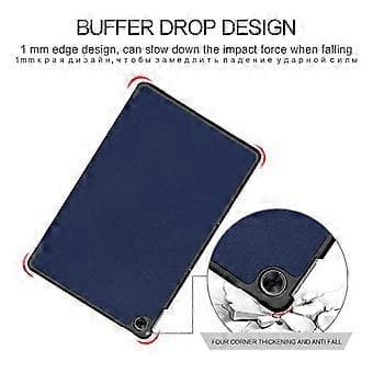 JIUYU PU-lær + PC Tri-fold Stativ Slippsikkert Tablettveske for Realme Pad (Stil B)