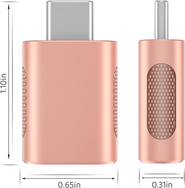 10 Gbps USB C till USB 3.0 OTG-uppgraderingsadapter (4-pack), USB Type C