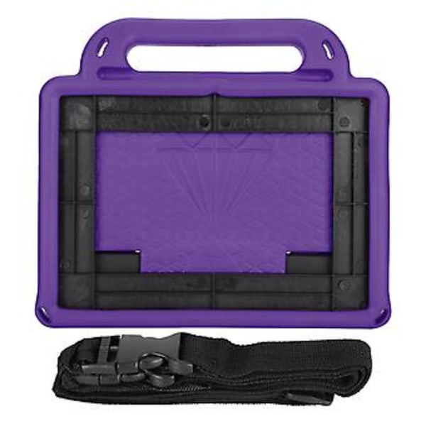 Iskunkestävä EVA-suojakotelo Huawei Mediapad T5 10.1-tuumaiselle, violetti väri, koko kehon suojaus