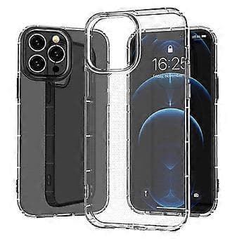 Storpack Kompatibelt Skal för iPhone 16 Pro Max, Klar TPU, Fallskydd, Luftkudde