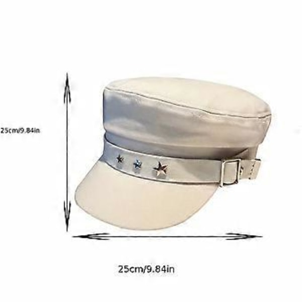 Sort stjerne peaked hat dame beret avishat malerhat (sort)