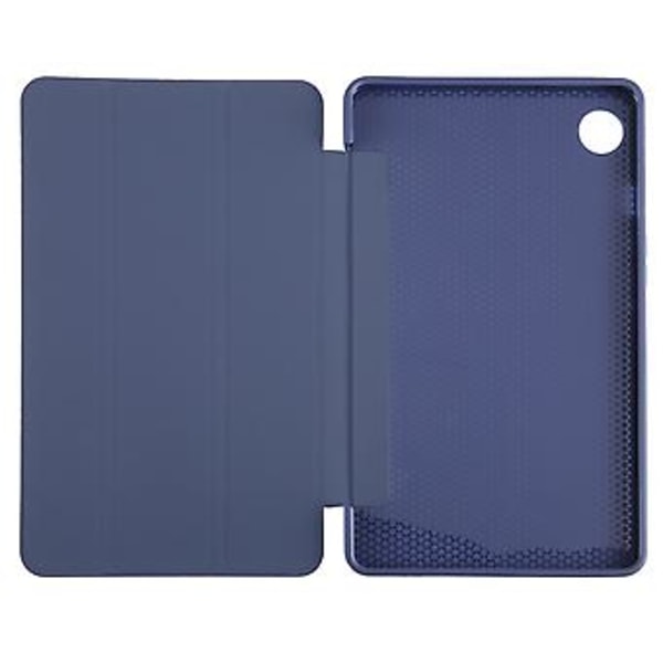 Tri-fold Læder Tablet Etui Til Samsung Galaxy Tab A9 (Mørkeblå)