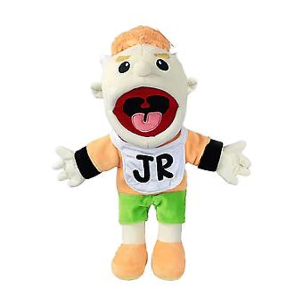 Jeffy Dockdocka Hatt Hand Jeffy Plysch Cosplay Leksak Spel Mjuk Fylld Dock Barn Kreativa Gåvor (F)