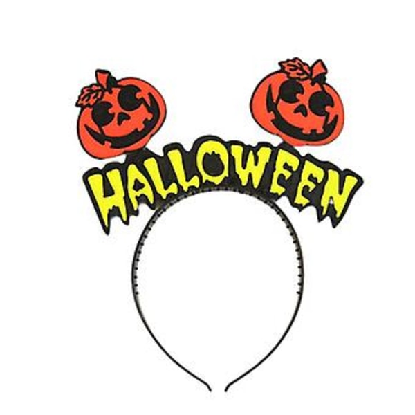 JUSCH 3-pak Halloween pannebånd Barnemaskerader Fest Showrekvisita Dekorasjoner Barnegaver (Silikon oransje gresskar pannebånd),WZ-1721R