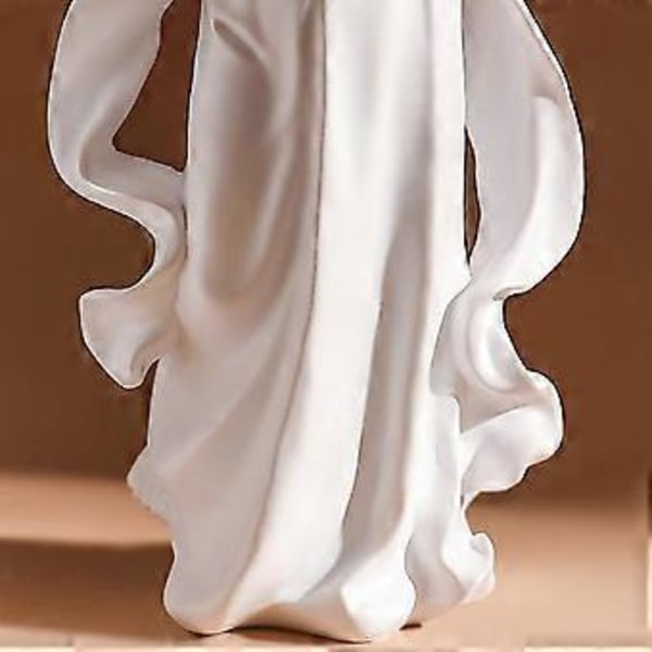 Harpiks Skulptur Ornament Gavekollektion Kompakt Pige Figur Skrivebord