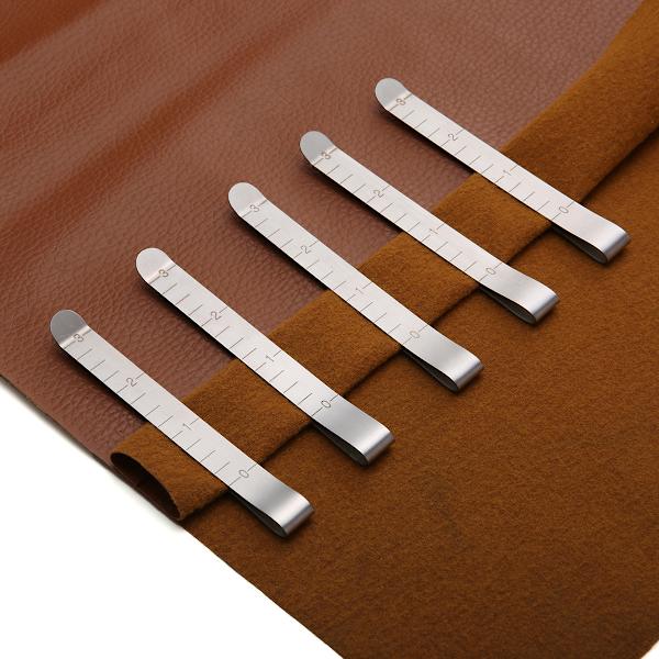 Syklämmor 20-pack rostfritt stål fållklämmor 3\" måttband quiltrulning för Wonder Clips,