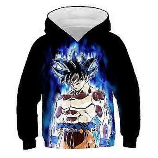 Lasten Poikien Tyttöjen Dragon Ball Huppari Pitkähihainen Collegepaita Hupullinen Pusero Urheilupaidat Lahjat 5-10 Vuotiaille -NMAOV(8-9 Vuotta E)