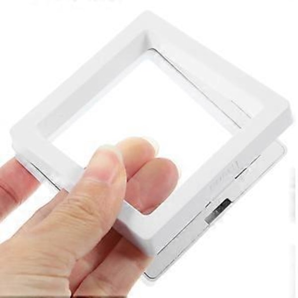 10 st Smyckesställ Örhängen Displayställ Transparent Smyckesförvaringslåda