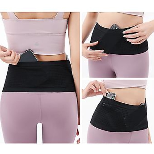 Saumaton Näkymätön Juoksuvyölaukku Unisex Urheilullinen Vyölaukku Matkapuhelinlaukku Kuntosali Juoksu Fitness Jogging Juoksu Pyöräilylaukku