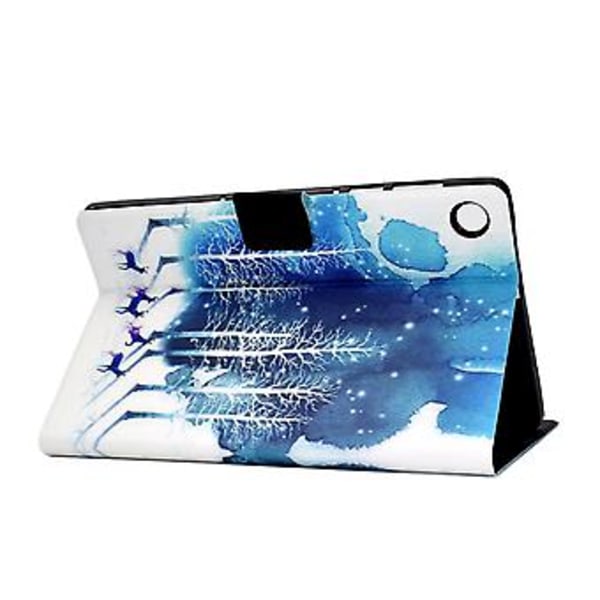 Nahkainen Tablet-kotelo Samsung Galaxy Tab A9+:lle (Violetti Peura)