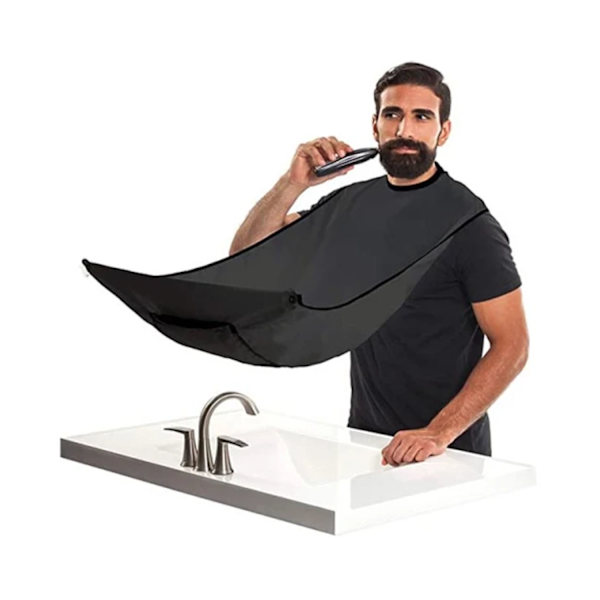 Forkle for barbering og skjegg - Gjenoppretter skjegget - Barber Cape Bl