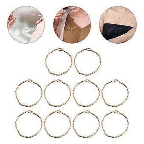 10 st öppna bezel-berlocker, ihåliga ramar, för UV-hartshantverk, DIY-smyckestillverkning