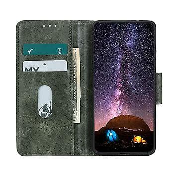 Mirren Crazy Horse Etui til iPhone 13 Pro (Grønn)