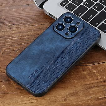 AZNS 3D Preget Telefondeksel For iPhone 15 Pro (Safirblå)
