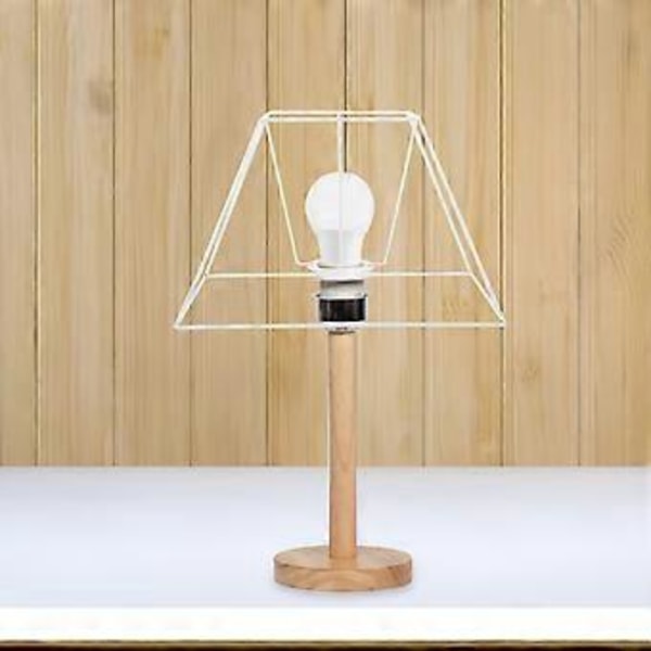 Metalltråd Lampskärm Ram DIY Lampskärm Stödfäste Lampskärmstillverkningsram
