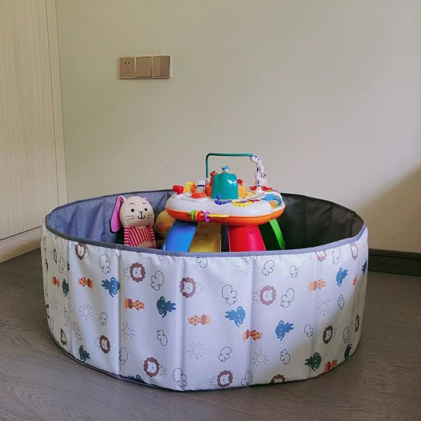 (Bollen ingår inte, blå φ100 cm) Hopfällbar bollpool lekplats för baby och barnleksak för pojkeflicka