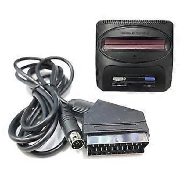 1,8 m RGB/RGBS SCART OFC -sovitinkaapeli SEGA MD2 -pelikonsolille RGB Scart -kaapeli 9-nastainen V-liitin / C-liitin