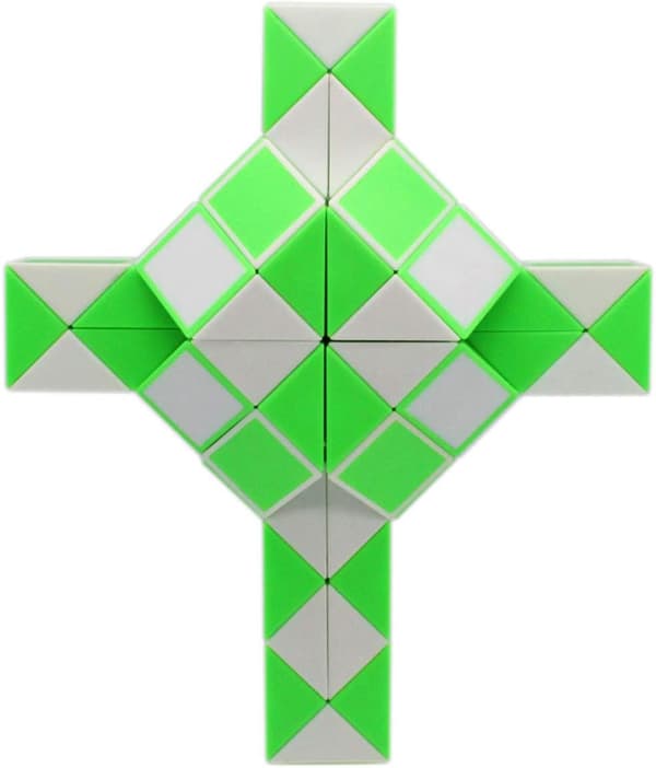 Magisk Slange Cube Twist Puslespil 72 Kiler Sensorisk Fidget Strømpe S