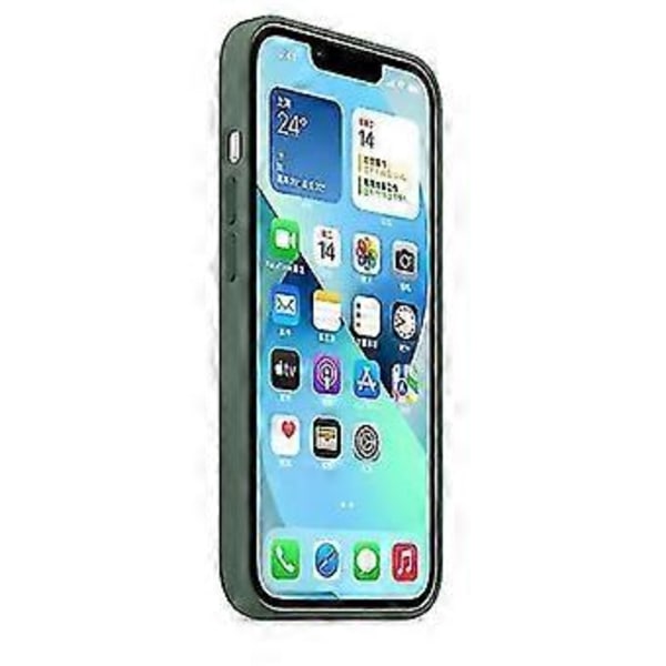 Silikonskal med Magsafe för iPhone 13 Mobilskal yy( Eucalyptus)