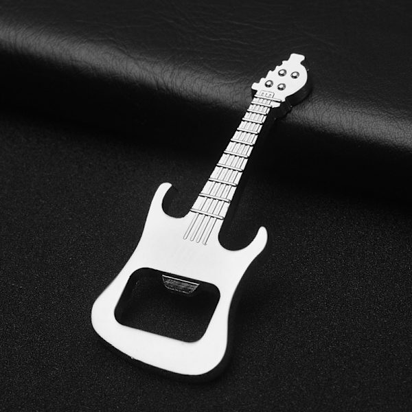 Metallisk Nyckelring med Flasköppnare Haj/Gitarr Stil Kökstillbehör