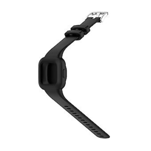 Garmin Vivofit JR3:lle silikoninen puhdasvärinen ranneke (musta)