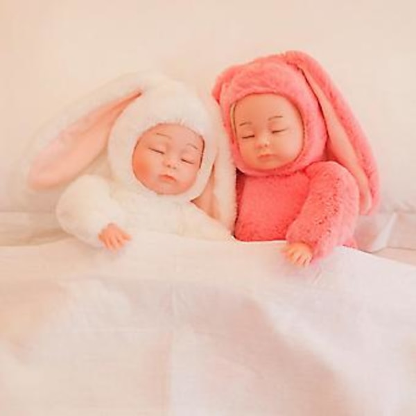 JUSCH Realistisk Babydocka Flicka, 10 Tum Fake Babydocka, Babydockor för Flickor och Pojkar 2+ År, Leksaker