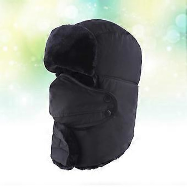Lue Herre Vinter Ushanka Hatt Øreklaffer Vinter Herre Herre Vinterluer Vinter Øreklaff Lue Plysj Trapperhatt