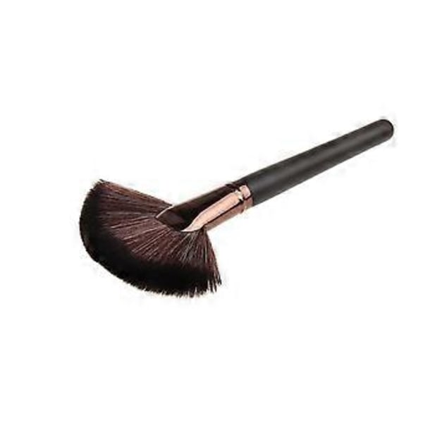 UBIUO Stor Skallet Makeupbørste, Bærbar Slank Professionel Applikator, Perfekt til Højlys og Bronzer Kindbenbørste, 2-pakning Blød Makeup Til
