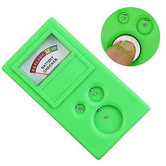 LR44 CR2032 CR2025 Ur Knapcelle Mønt Batteri Tester( )