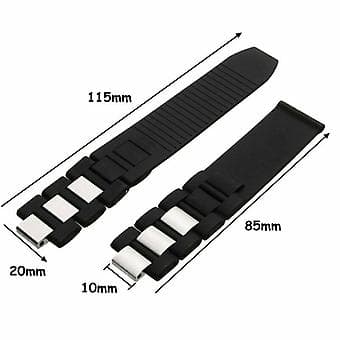 20mm Gummirem Urrem til Chronoscaph 21 og Autoscaph 21 ( )