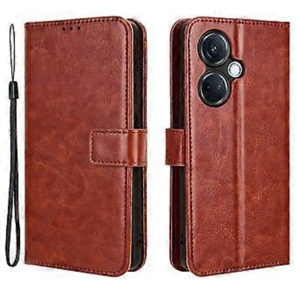 Til OnePlus Nord CE3 5G/Oppo K11 5G Wallet Telefon Cover Stativ Læder Etui (Style C)