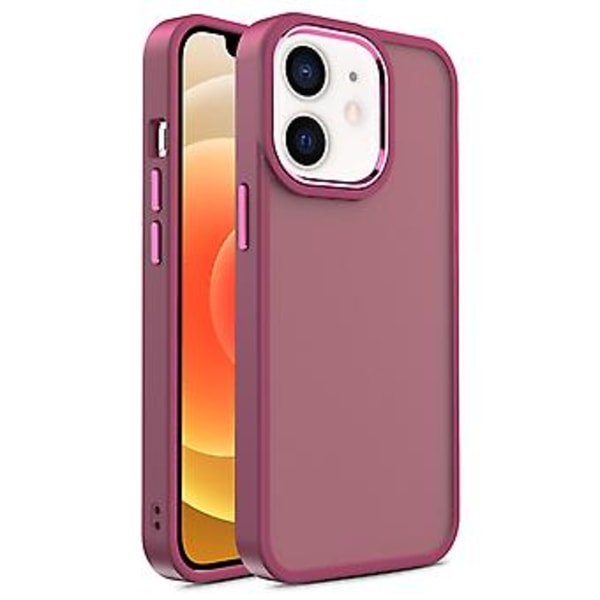 PC + TPU -puhelinote iPhone 12 / 12 Pro:lle (Punainen)