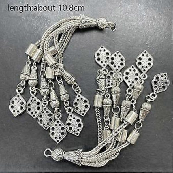 Håndlavet vedhæng til etnisk stil DIY smykkefremstilling, fint rosenkranspynt, fint vedhæng til brugerdefinerede smykkeprojekter (Sektion 11)