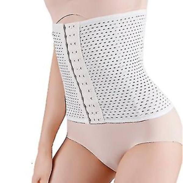 Kvinnors Midja Er Korsett Bälte: Under Kläder Sport Tum Torso Swear () # (6XL VIT)